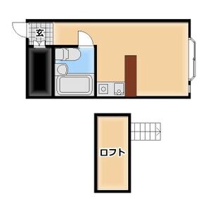 ワンルーム 間取り図