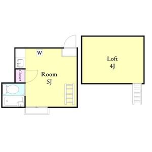 ワンルーム 間取り図