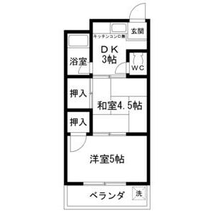 2K 間取り図