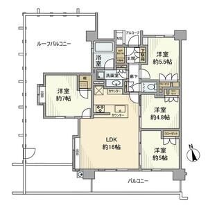 4LDK 間取り図
