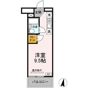 ワンルーム 間取り図