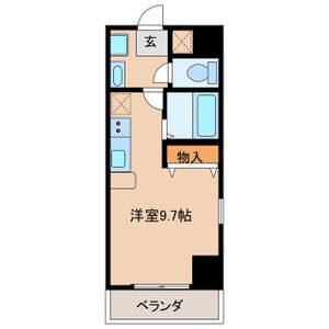ワンルーム 間取り図