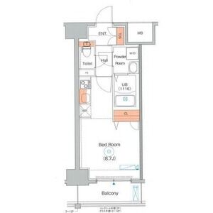 ワンルーム 間取り図