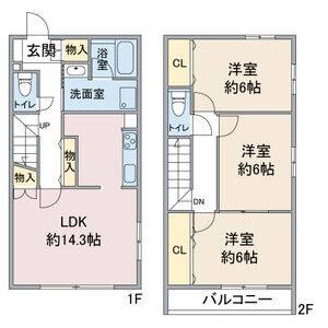 3LDK 間取り図