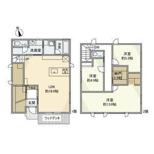 3LDK 間取り図