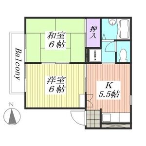 2K 間取り図