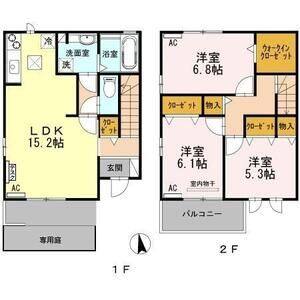 3LDK 間取り図