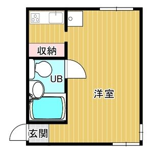 ワンルーム 間取り図
