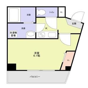 ワンルーム 間取り図