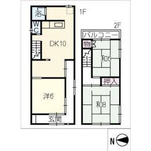 3DK 間取り図