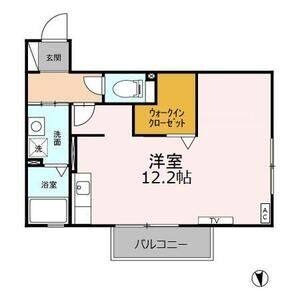 ワンルーム 間取り図