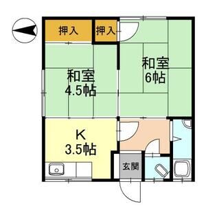 2K 間取り図