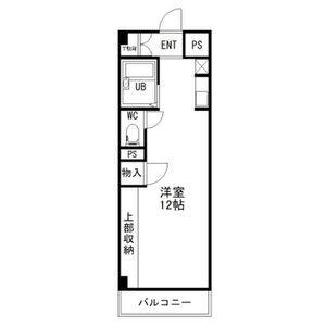 ワンルーム 間取り図