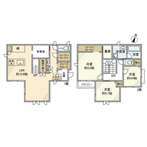 3LDK 間取り図
