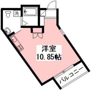 ワンルーム 間取り図