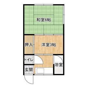 2K 間取り図