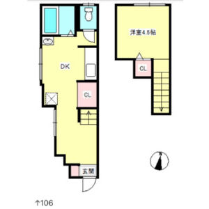 2K 間取り図