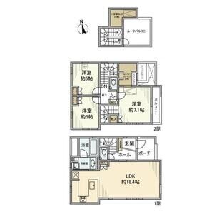 3LDK 間取り図