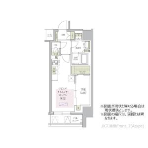 1DK 間取り図
