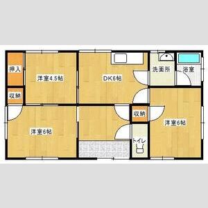 3DK 間取り図