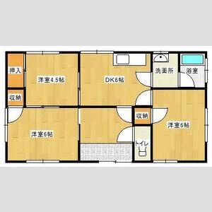 3DK 間取り図