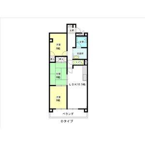 3LDK 間取り図