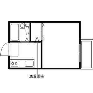 2DK 間取り図