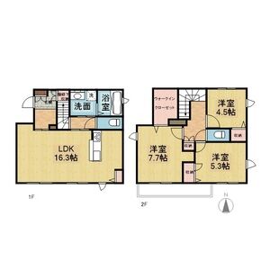 3LDK 間取り図