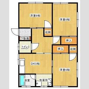 3DK 間取り図