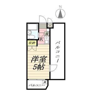 ワンルーム 間取り図