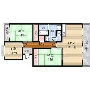 3LDK 間取り図