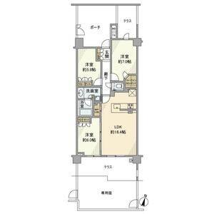 3LDK 間取り図