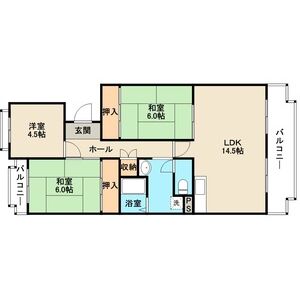 3LDK 間取り図