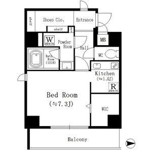 ワンルーム 間取り図