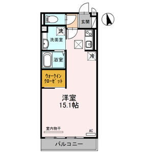 ワンルーム 間取り図