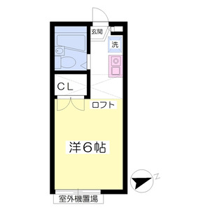 ワンルーム 間取り図