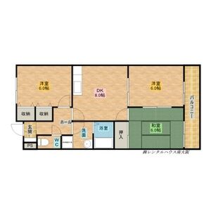 3DK 間取り図