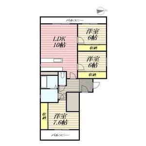 3LDK 間取り図