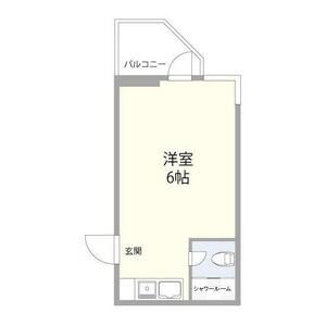 ワンルーム 間取り図