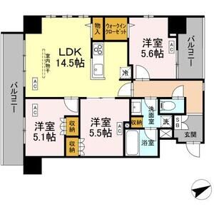 3LDK 間取り図