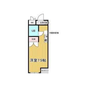ワンルーム 間取り図
