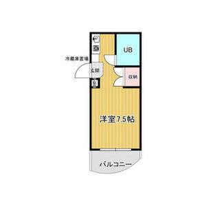 ワンルーム 間取り図