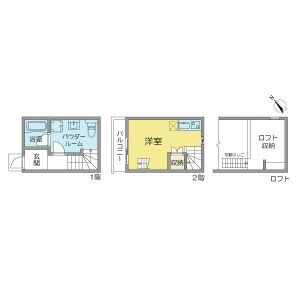 ワンルーム 間取り図