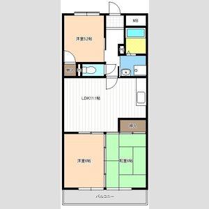 3LDK 間取り図