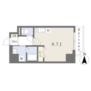 ワンルーム 間取り図