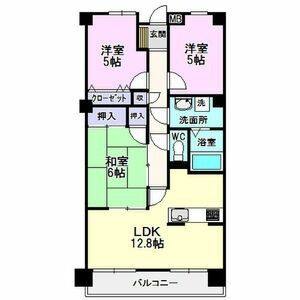 3LDK 間取り図