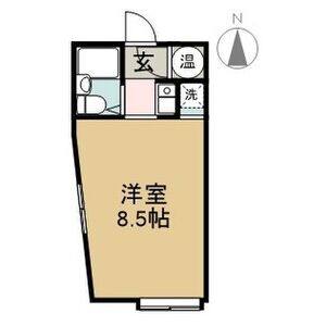 ワンルーム 間取り図