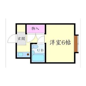 ワンルーム 間取り図