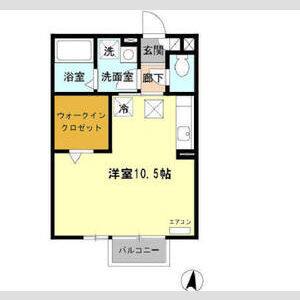 ワンルーム 間取り図
