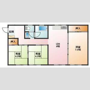 3DK 間取り図